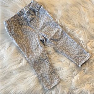 Baby Gap 18 24 months girls leopard jeggings